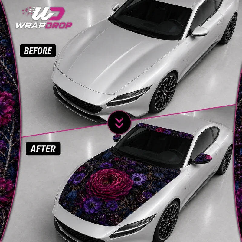 NIGHTBLOOM before-and-after hood transformation
